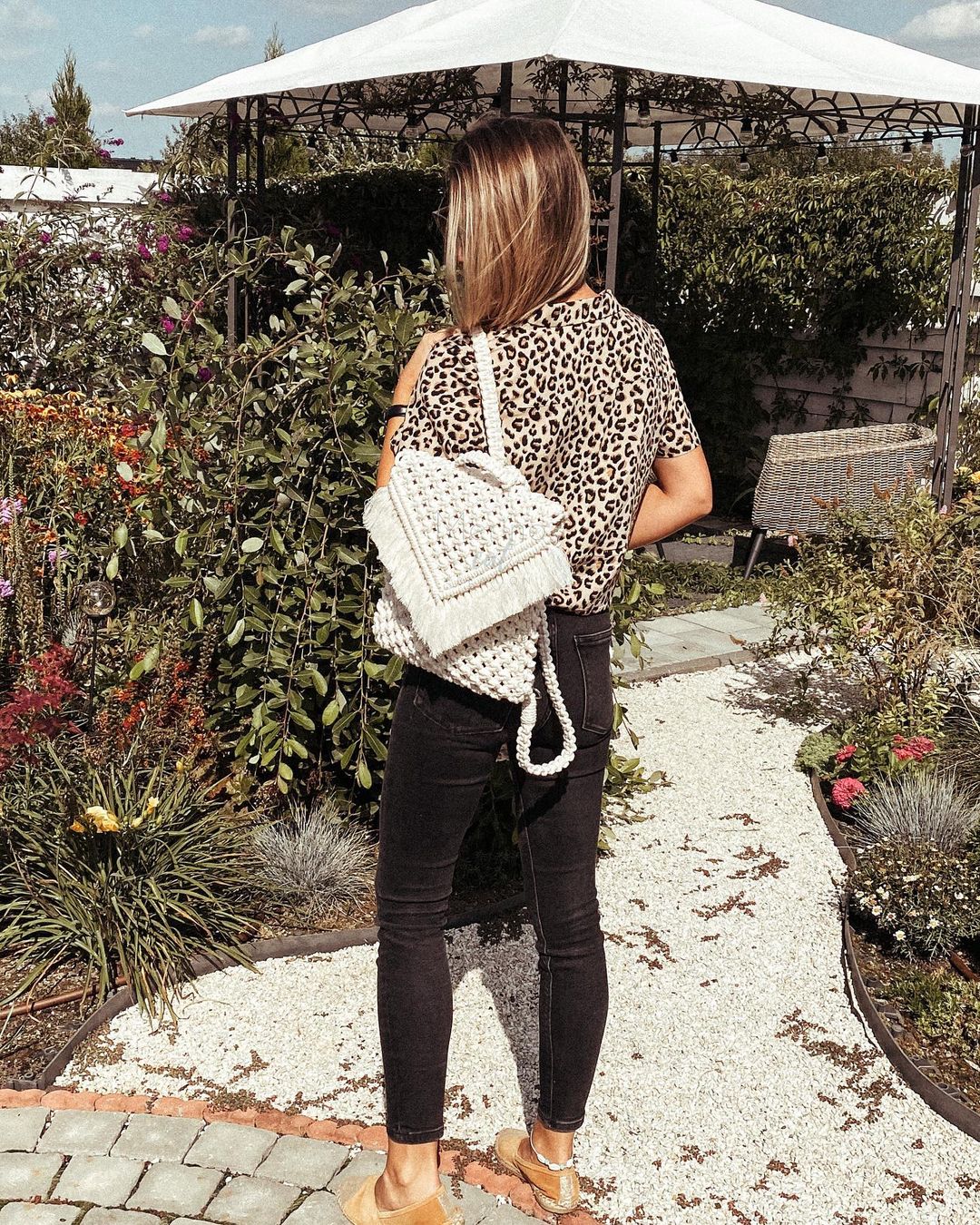 Boho Handmade Macrame Bagpack - Leechoo